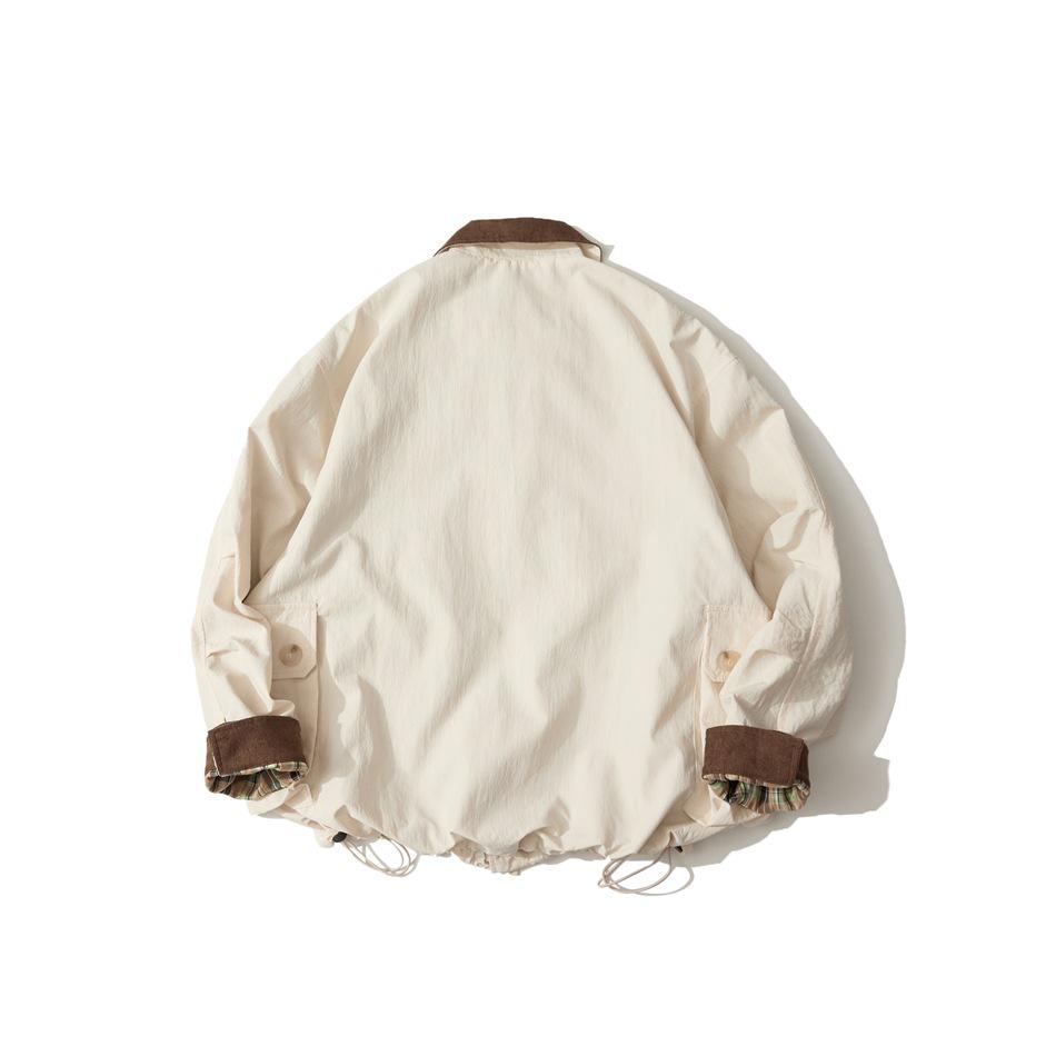 BroallyBR Autumn American Retro Men's Outdoor Lapel Workwear Jacket W253