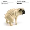 Pug Dog Model Toy for Children's Cognitive Play and Decoration