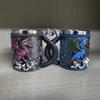 Mug Médiéval Tasse Dragon 3D Mug de Camping Décoration de Maison Fournitures pour Fêtes Thématiques Vaisselle Médiévale Pour Café Thé Lait Boisson