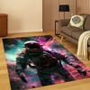Cartoon Astronaut Universe Spaceman Outer Space Carpet Rug for Bedroom Living Room Sofa Playroom Doormat Home Decor,kid Non-slip