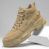 Men's Large Size High-Top Martin Boots: Autumn & Winter Thick Sole Hiking Sports Shoes