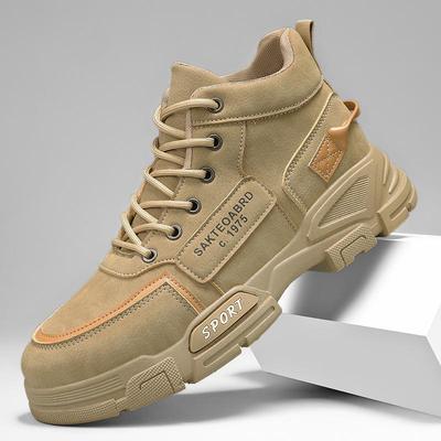 Bottes Martin Hautes pour Homme Grande Taille: Chaussures de Randonnée Sportives Épaisses Automne & Hiver