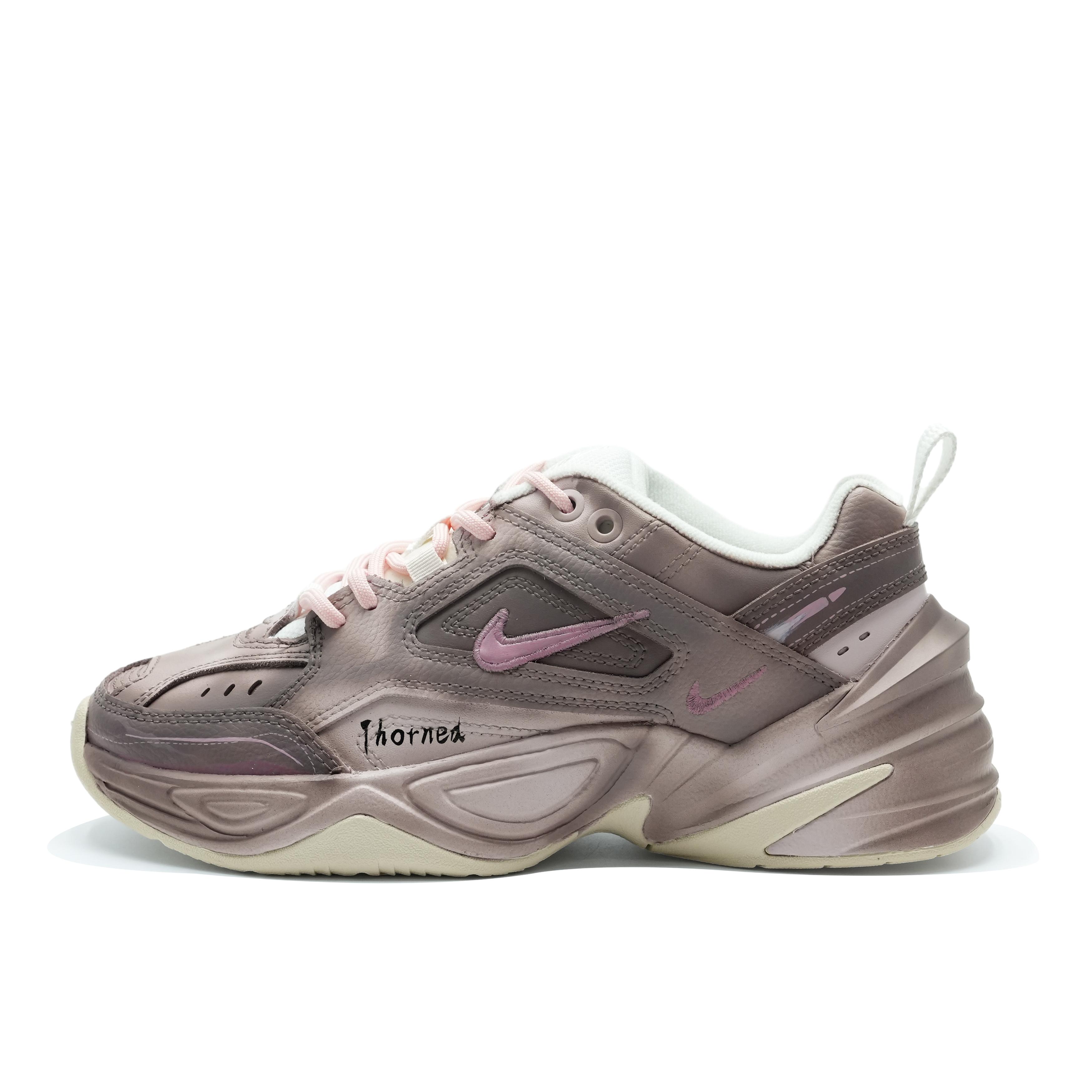 

Nike M2K Tekno Thorned Utopia Rose Abrasion Resistant Slip Resistant Low top Chunky Sneakers Unisex Brown Pink AO3108-006(Team424-) 38