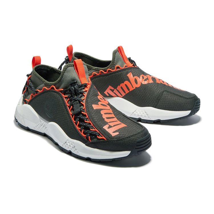 Timberland Comfortable Durable Low-Top Casual Running Shoes Men sneaker Black Green A2KM6