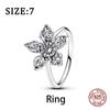 925 Silber Menschenfressende Blume Charms Perlen für DIY Schmuck 3mm Armband Damen Ringe Geschenke