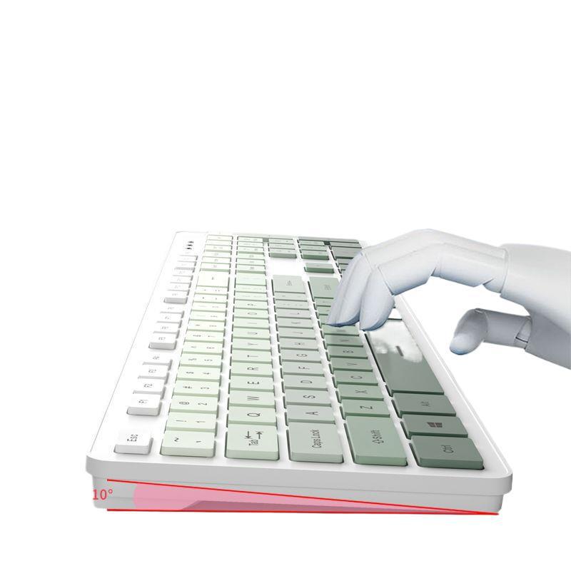 Wireless Esports Gaming Keyboard and Mouse Set - Silent for Desktop, Laptop, or Office Use