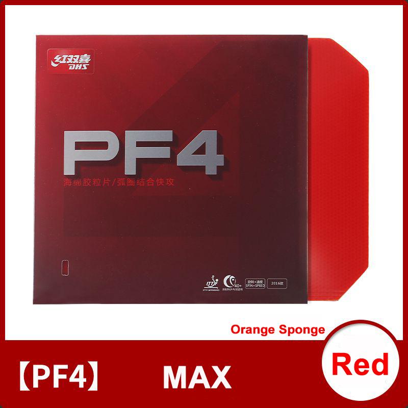 Cauciuc original nou DHS PF4-50 PF4 50 PF4 de tenis de masă cu burete elastic elastic pentru antrenament Cauciuc de masă de ping-pong