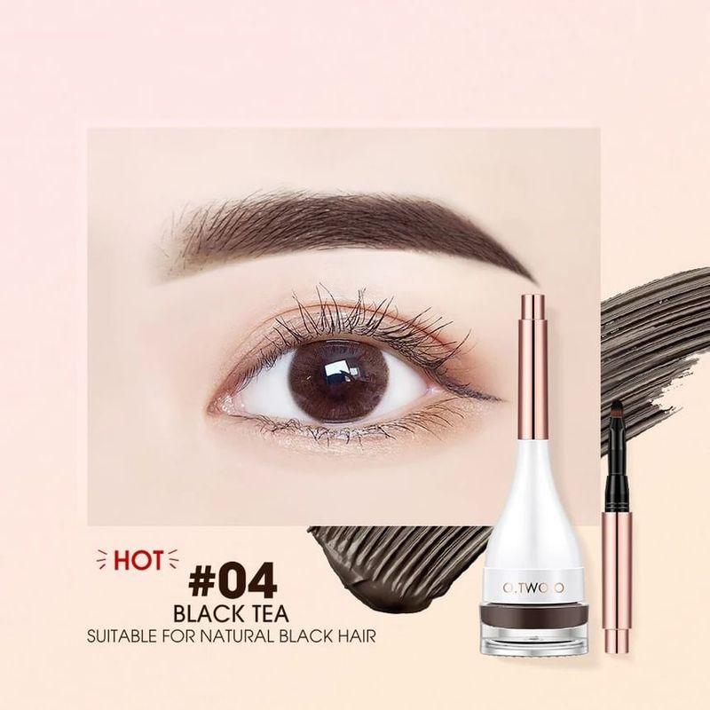 O.TWO.O - Natural Shaping Eyebrow Cream - 4 Colors
