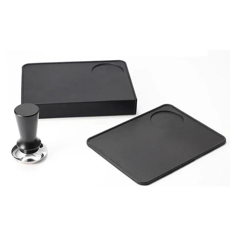 Coffee Tamper Mat Pad Anti Skid Tamper Mat Barista Coffeeware Tamping Tools Barista Espresso Tampering Holder Corner Cushion Pad