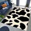 1pc Cow Print Chair Mat: Anime Cartoon Design, Non-Slip Office Rug for Home Decor, Seasonal Gift, Suitable for Office and Living Room.A032