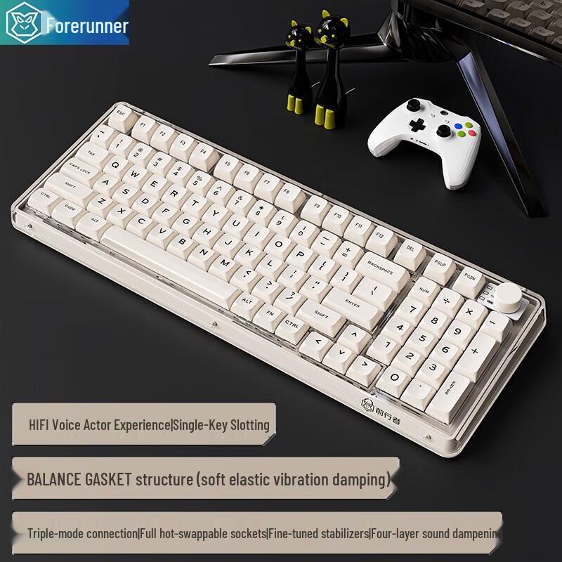 Pioneer V99 Tri-mode Customizable Mechanical Keyboard