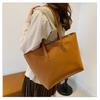 New Large Capacity Faux Leather Tote Bag for Women Office Commute Shoulder Handbag Casual Work Purse
