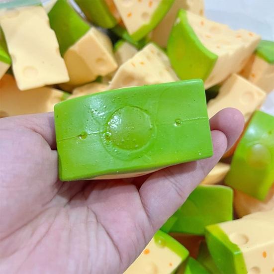 Hohle Cantaloupe Melone Stressabbau Spielzeug DIY Mehlfüllung Käse Melone Quetsch Sensorisches Spielzeug Weiche Dehnbare Angstlösende Frucht Fidget Spielzeug