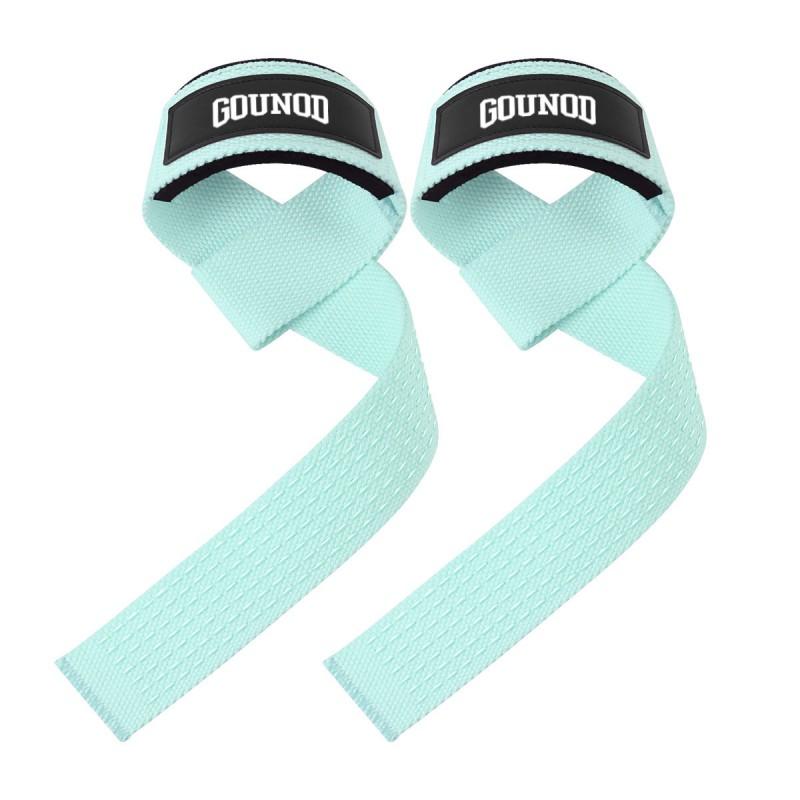 Fitness Wrist Support Strap With Non-Slip Silicone Grip Deadlift Pull-Up Weightlifting Training