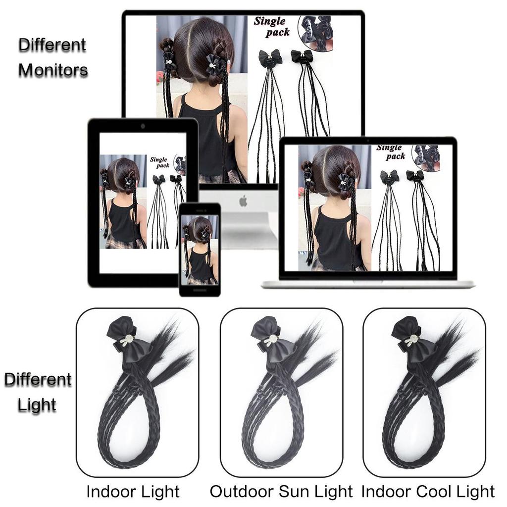 Low Tie Chinese Style Bow Knot Double Cable Knit Wig Tail Wig Accessories Ins Trendy Hair Clip Asian Fiber Horse Tail