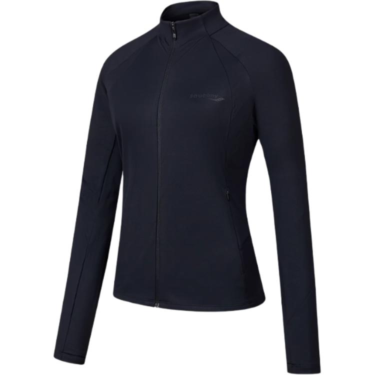 

Saucony Solid Color Casual Fashion Versatile Long Sleeve Jacket Women jackets Black SC1239311AL-BK01 M