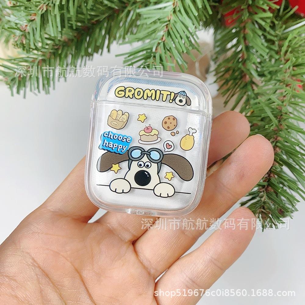 Head dog applies AirPods 1 protective case apple earphone case airpodspro1 soft silicone 1 fourth generation ipod