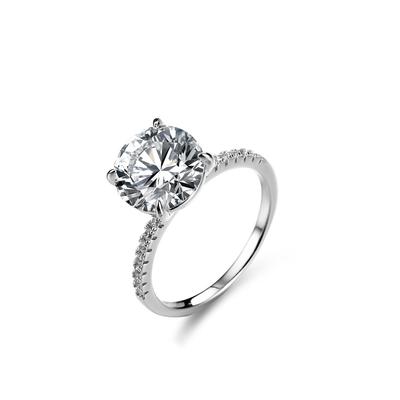5 Carat S925 Sterling Silver Luxury Ring Classic Proposal Ring D VVS1 Exquisite Moissanite Jewelry For Women