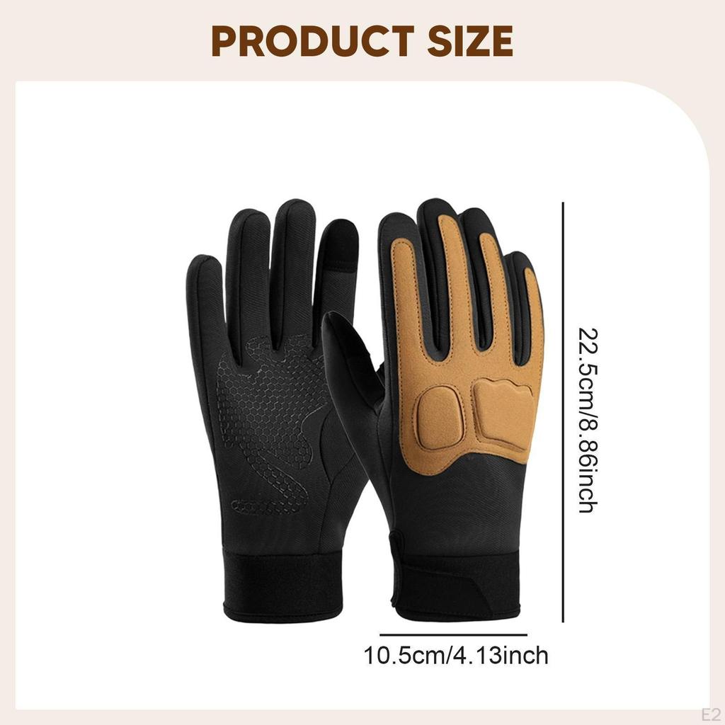 Motorcycle Gloves Cycling Anti Slip Palm for Men Women Touch Screen Climbing Camping
