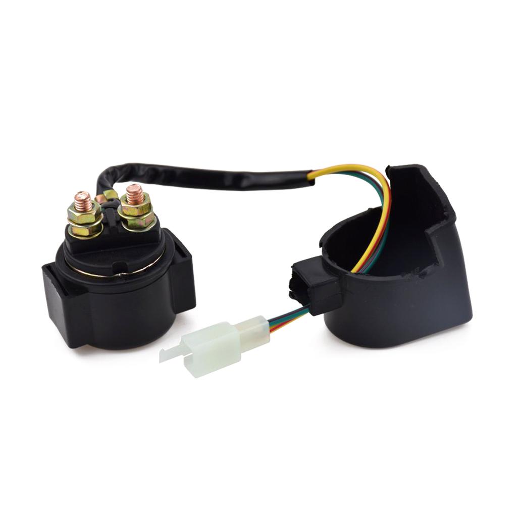 GY6 Engine 125cc Starter Solenoid Relay Fits 4-stroke 125 cc ATV Dirt Bikes Scooters Go Kart Dne Buggys Quad 4 Wheelers