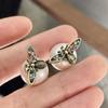 Europe and The United States Trend Retro Style Bee Pearl Earrings Light Luxury Female Fashion Niche Jewelry Party Banquet Gifts