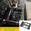 Car Interior Accessories For Ford F150 F-150 Raptor   Center Console Gearbox Gear Shift Panel Cover Trim Accessories