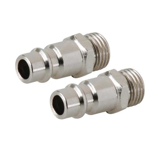 Silverline Euro Bayonet Coupler Male Thread (Pack of 2)
