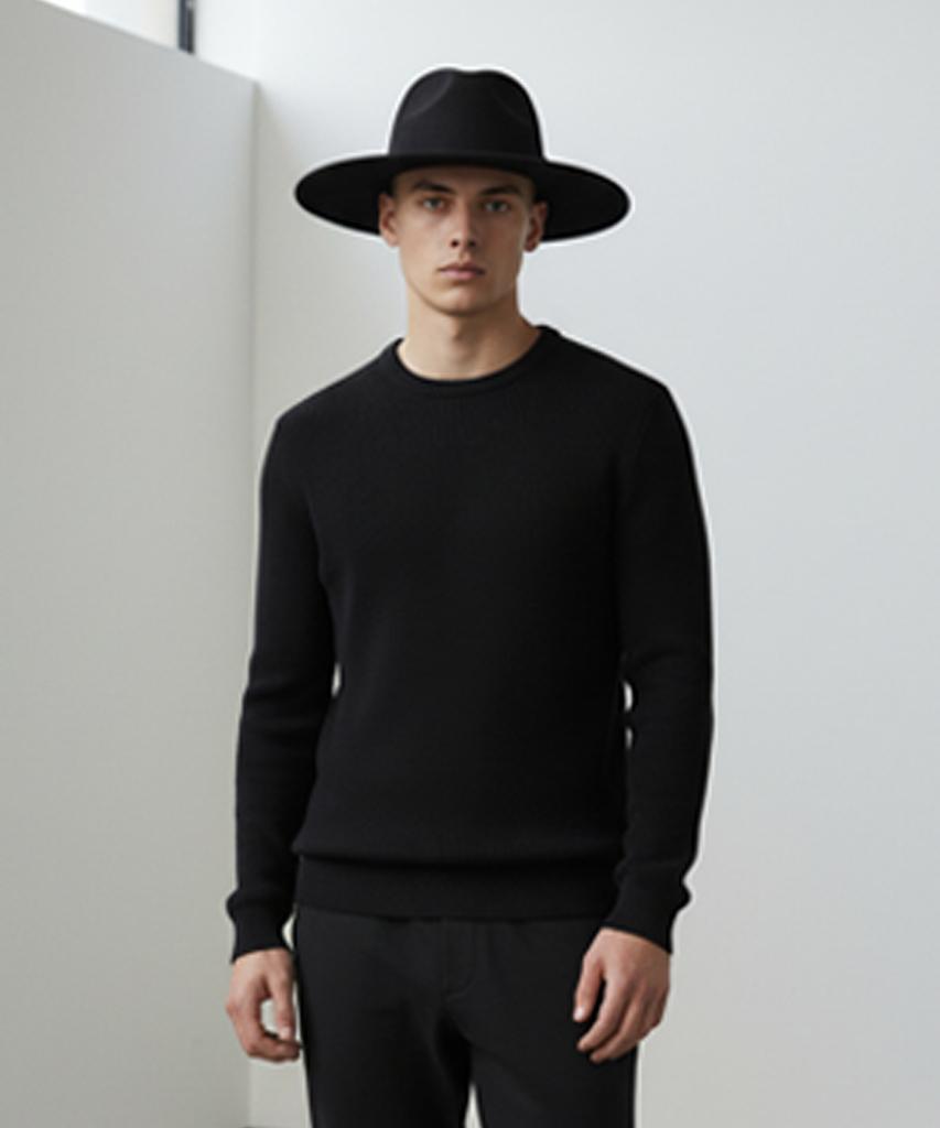 Yunibeosyeolkemiseuteuli Suede Simple Brown Fedora