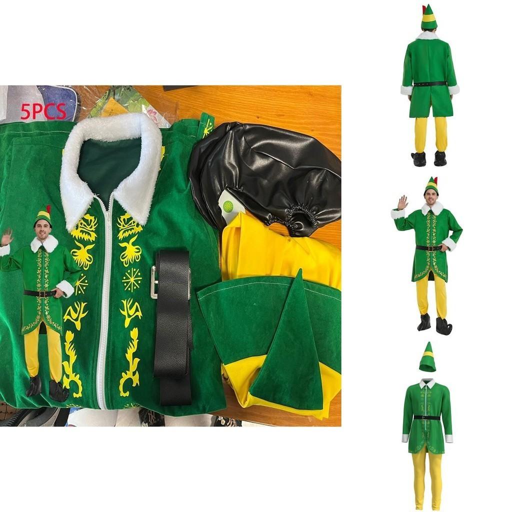 Halloweenský elfí cosplay kostým pro muže Ideální na Vánoce a tematické večírky