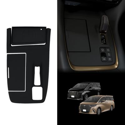 Smile Shift Panel Rubber Mat for Toyota Alphard 40 Series and Vellfire 40 Electromatic Wireless Easy Design Specific Shift Rubber K-One's Series,