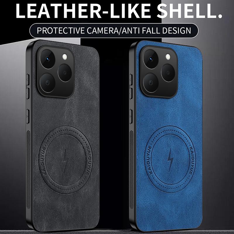 For Xiaomi 15T New Style Luxury Leather Phone Case For Xiaomi 15T Pro Magnetic Wireless Charge Cover Capa For Mi 15T Phone Shell