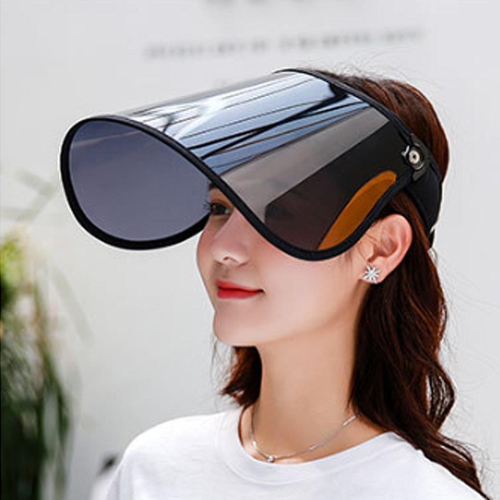 UV Protection Round Sun Cap (black) / UV Protection Hat