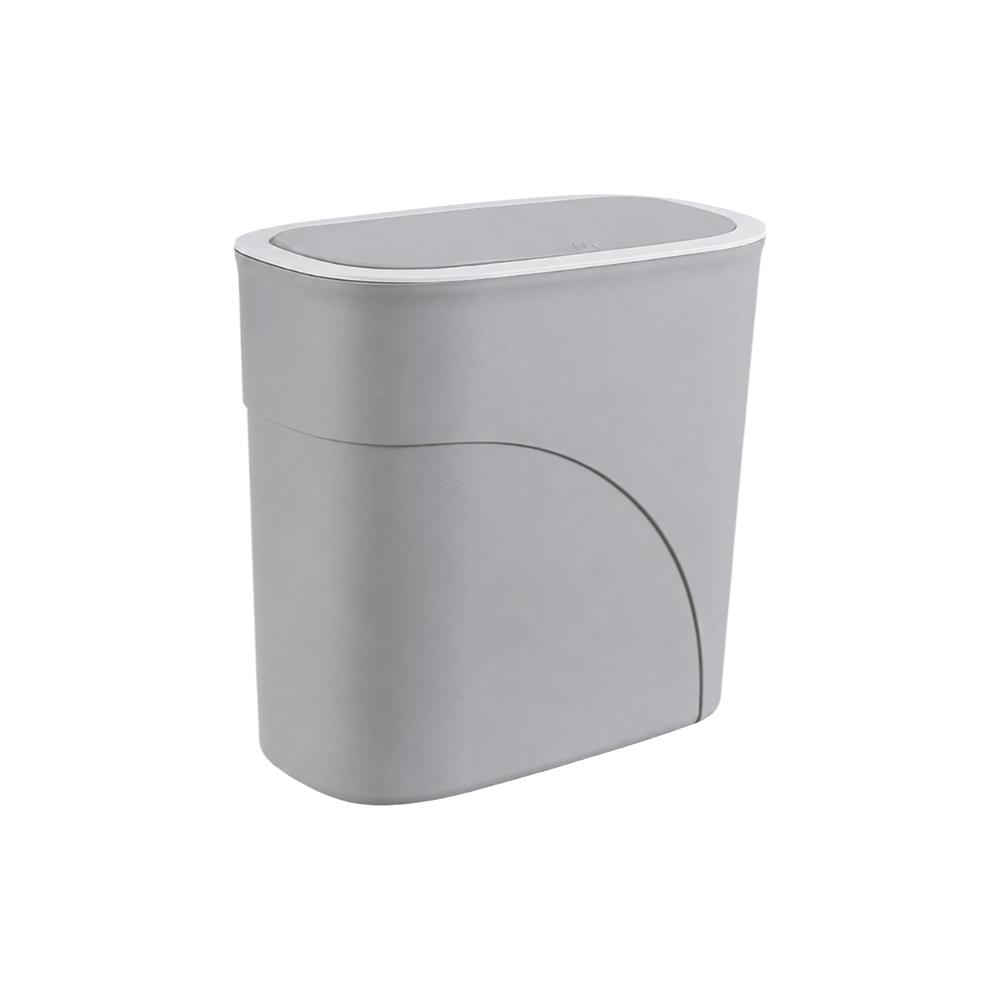 Odor-Free Waterproof Garbage Bin Slim Narrow Gap Living Room Dustbin  Home Use