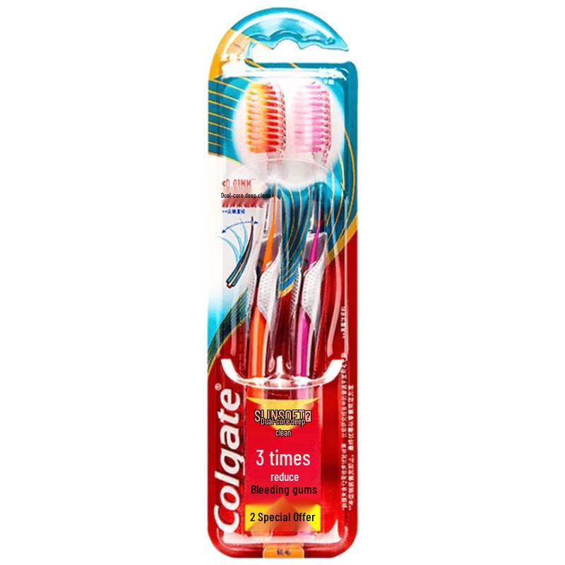 Colgate Slim Soft Deep Clean Toothbrush Twin Pack
