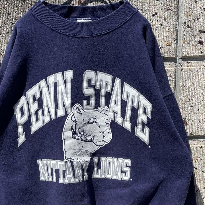 

[USED] Classic college style, USA-made 90s PENN STATE vintage sweatshirt