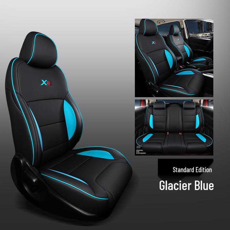 CLY Custom Sports Leather Seat Cover for Geely Vision X3 - All-Season Mat