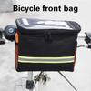 Sac Avant Isolé pour Vélo de Cyclisme Sacoche Panier Sac Isotherme avec Bande Réfléchissante