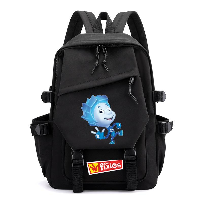 The Fixies Backpack Cartoon Printed Children Girl Boy Schoolbag Large Capacity Student School Bags Canvas Laptop Backpack Gift