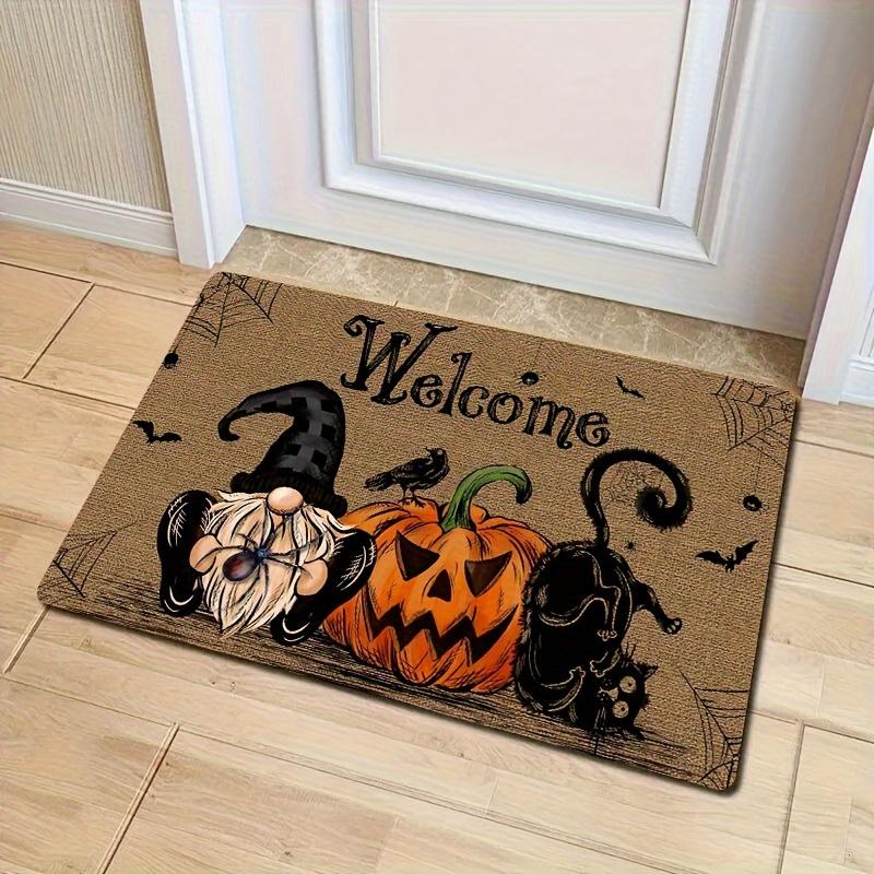 Halloween Rug Dark Pumpkin Doormat Outdoor Carpet Rug For Bedroom Living Room Rug Floor Mat Home Decoration Welcome Mat