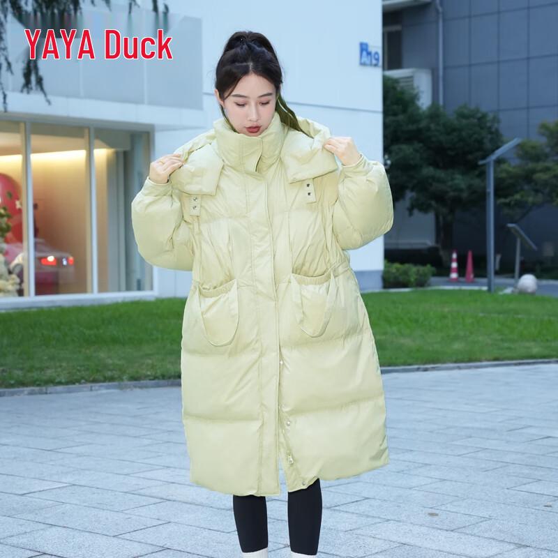 

Женский пуховик средней длины с капюшоном YAYA - Зимняя коллекция 2025 M