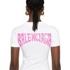 Balenciaga Graphic Printed Crewneck T Shirt Women's 768075TPVM29601
