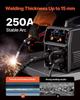 VEVOR Pro MIG Welder, 250Amp Pluse Mig Welding Machine