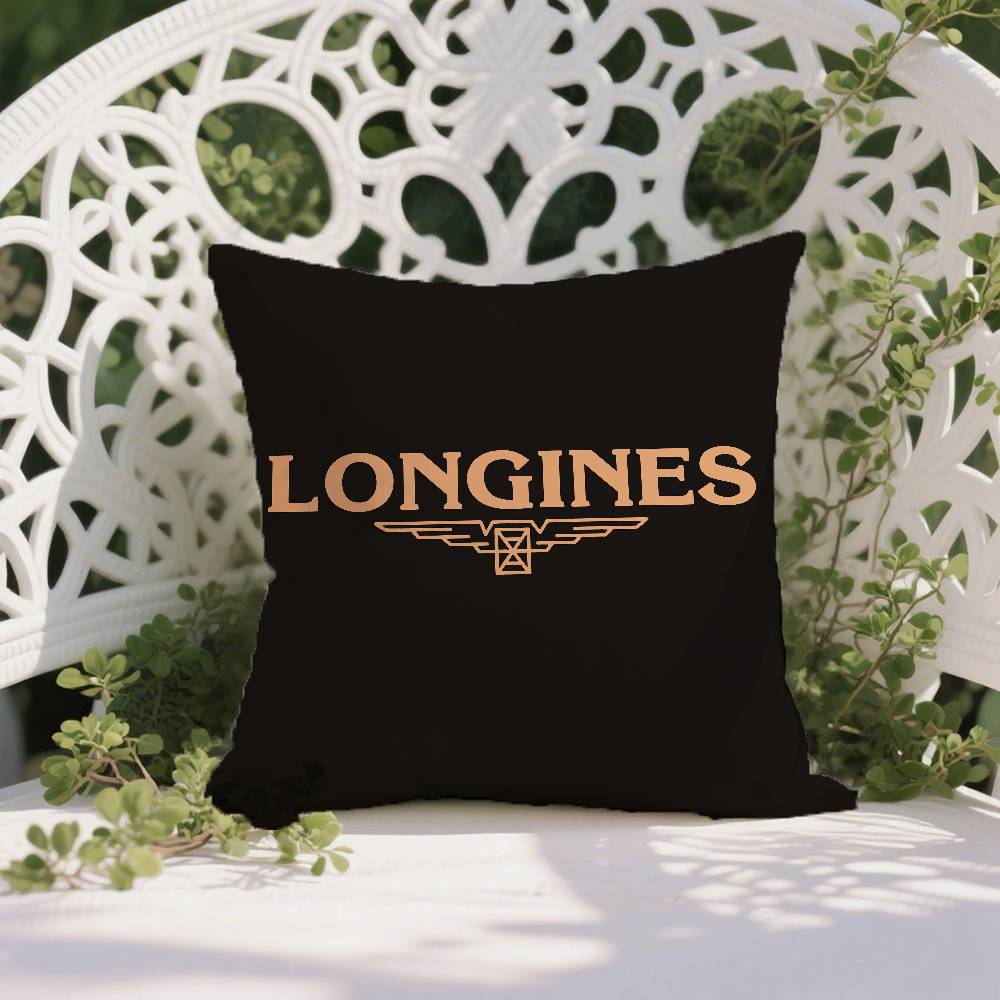 Elegant Style-Longines-Exquisite Craftsmanship Pillow Case Anti-dustmite Pillowcase Invisible Zipper Silky Short Plush Sofa