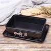 Carbon Steel Cheesecake Pan With Locking Clasp Easy Releases Mould For Dessert Nonstick Rectangular Bakeware