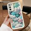 Phone Case: 2D Flat, Fits Samsung Galaxy A34 A35 M05 M06 S20 S22 S21 FE Plus 5G Protective Case, Stars and Clouds, Perfect Christmas and Halloween Hol