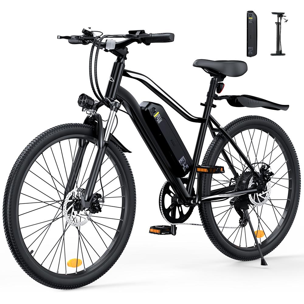 iScooter EB3S Vélo Électrique 26'' Moteur 350W Batterie 36V15Ah Vitesse Max 35KM/H Adapté aux Trajets Urbains Vélo Électrique EB3S noir