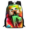 Minecraft Printed Backpack Children'S Elementary School Bag