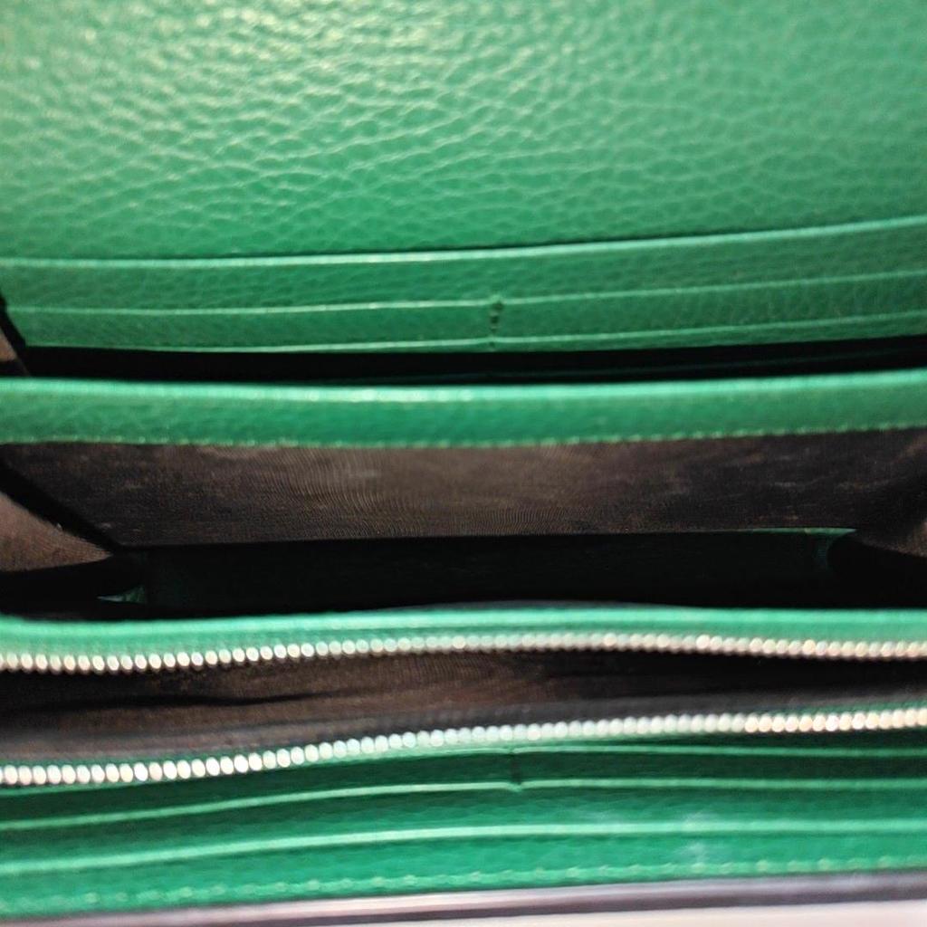 [Pre-Owned] Dionysus Double Tiger Head Buckle Chain Shoulder Leather Wallet Crossbody Bag - Very Good #1N49RX1
