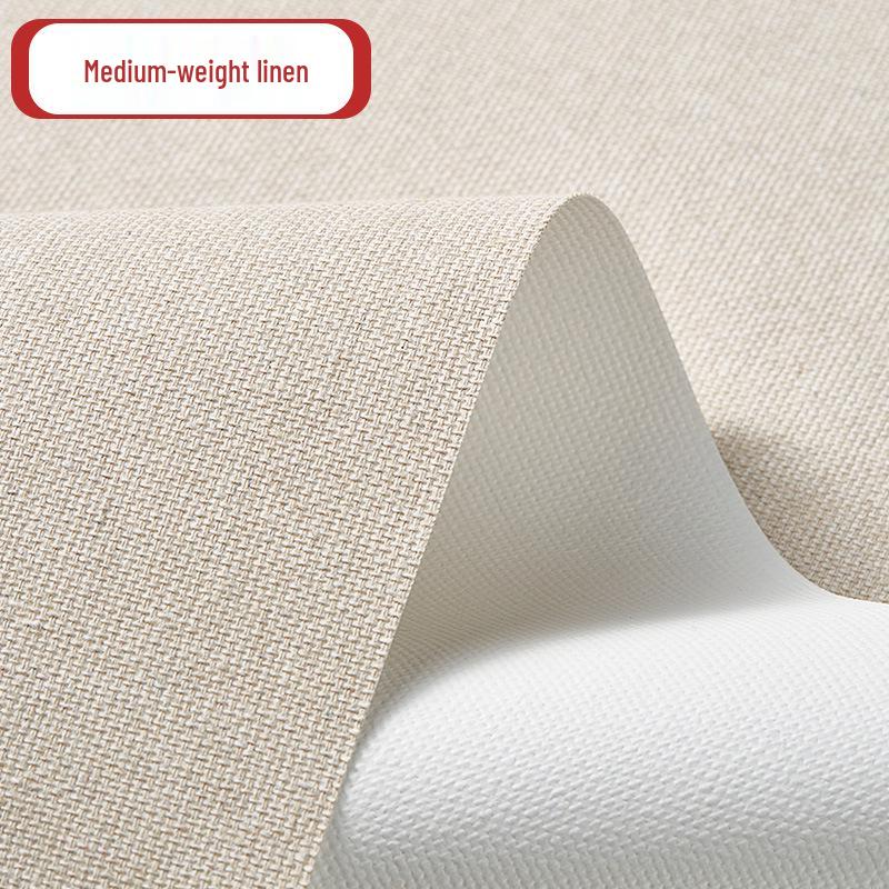 Płótno olejne o drobnym splocie, mieszanka lnu i bawełny, do fakturowego malarstwa figuralnego