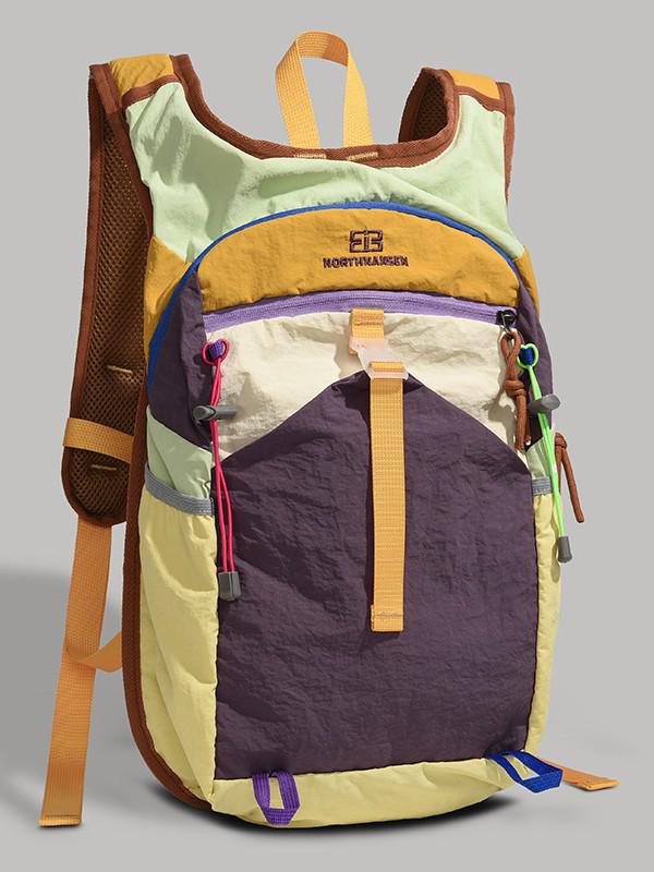 Women's Lightweight Color Block Backpack for Outdoor Sports, Travel, and Mountaineering